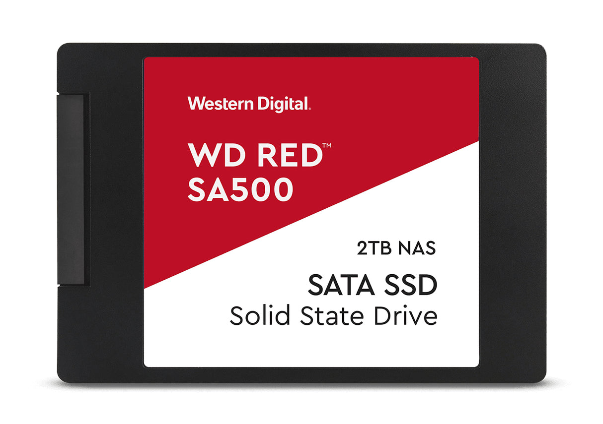 SSD Interno Western Digital Red SA500 2TB 2.5" 7mm SATA lll Lect 560/530 MBs 3D NAND para NAS