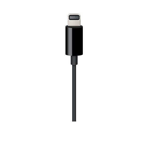 Apple MR2C2AM/A cable de audio 1.2 m 3,5mm Lightning Negro, Macho, Macho