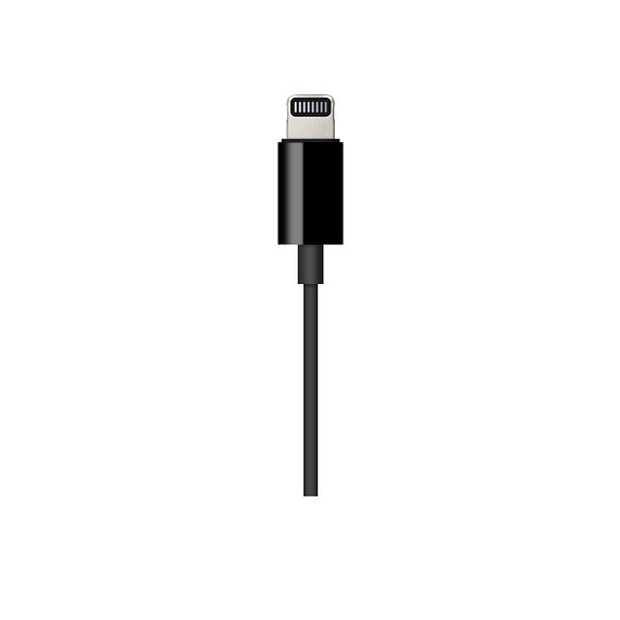 Apple MR2C2AM/A cable de audio 1.2 m 3,5mm Lightning Negro, Macho, Macho