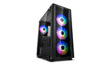 DeepCool Matrexx 50 ADD-RGB 4F carcasas ordenador Midi Tower PC Negro ATX, EATX, micro ATX, Mini-ITX