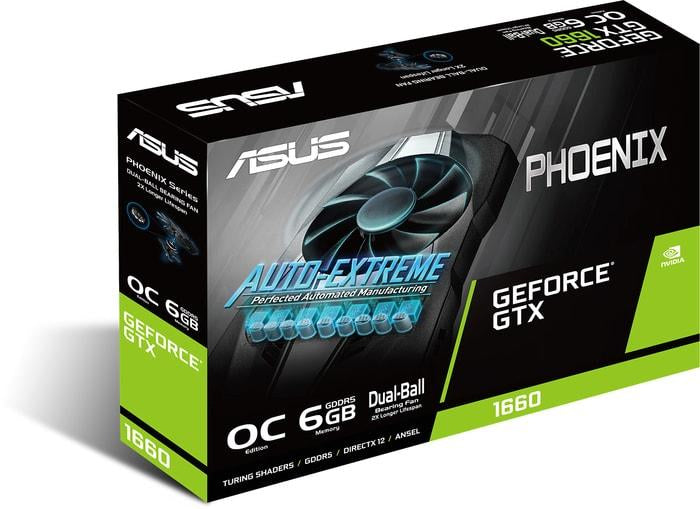 ASUS Phoenix NVIDIA GeForce GTX 1660 SUPER 6 GB GDDR6, 192 Bit, 7680 x 4320 Pixeles, PCI Express 3.0
