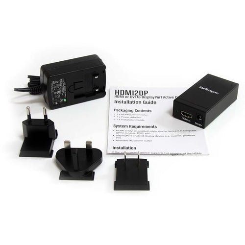 StarTech.com Adaptador Conversor de Vídeo HDMI DVI a DisplayPort DP 1920x1200 - Cable Convertidor Activo Convertidores d