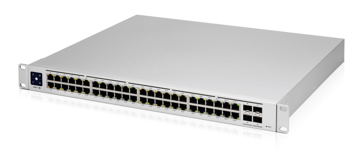 Ubiquiti UniFi Pro 48-Port PoE Gestionado L2/L3 Gigabit Ethernet (10/100/1000) Energía sobre Ethernet (PoE) 1U Plata
