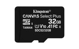 Kingston Technology Canvas Select Plus 32 GB MicroSDHC UHS-I Clase 10, 100 MB/s, Class 1 (U1)