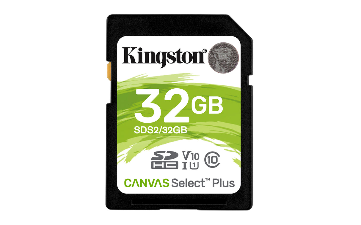 Kingston Technology Canvas Select Plus Memoria Flash 32 GB SDHC 100 MB/s UHS-I