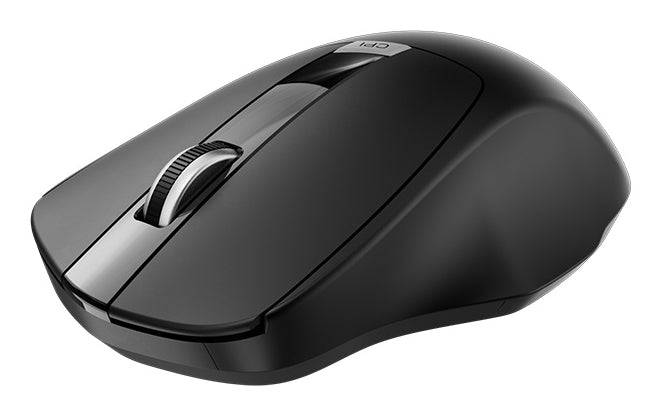 Klip Xtreme Ergy ratón Oficina Diestro RF inalámbrico Óptico 1600 DPI, Negro