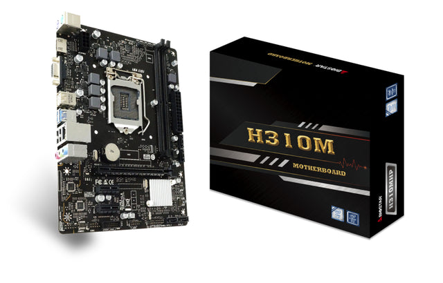 Biostar H310MHP placa base Intel® H310 LGA 1151 (Zócalo H4) Micro ATX, Intel® Celeron®, Intel® Pentium®, DDR4-SDRAM