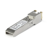 StarTech.com Módulo Transceptor SFP Compatible con el Modelo SFP-1GE-FE-E-T de Juniper - 1000BASE-T - SFP a RJ45 Cat6 / 