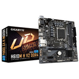 GIGABYTE H610M H V2 DDR4 Placa base - Compatible con procesadores Intel Core 14th CPUs, 6+1+1 Hybrid Digital VRM, up to 3200MHz DDR4 (OC), 1xPCIe 3.0 M.2, GbE LAN, USB 3.2 Gen 1 placas base Intel LGA 1700 LGA 1700 64 GB