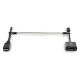 StarTech.com Cables de Seguridad de Doble Lazo - Paquete de 5 - de Acero - Ajustable Organizadores de cables Cable con p