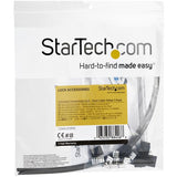 StarTech.com Cables de Seguridad de Doble Lazo - Paquete de 5 - de Acero - Ajustable Organizadores de cables Cable con p