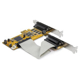 StarTech.com Tarjeta PCI Express de 8 Puertos Serie con UART 16550 Tarjetas y adaptadores de interfaz PCIe De serie Si