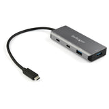 StarTech.com Hub USB C de 4 puertos - 2x USB A y 2x USB C - Concentrador USB Tipo C 3.2 Gen 2 SuperSpeed de 10Gbps Alimentado por el bus USB - Ladrón USB C con Cable de 25cm hubs de interfaz USB 3.2 Gen 2 (3.1 Gen 2) Type-C 2 2 4