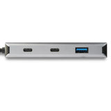 StarTech.com Hub USB C de 4 puertos - 2x USB A y 2x USB C - Concentrador USB Tipo C 3.2 Gen 2 SuperSpeed de 10Gbps Alimentado por el bus USB - Ladrón USB C con Cable de 25cm hubs de interfaz USB 3.2 Gen 2 (3.1 Gen 2) Type-C 2 2 4
