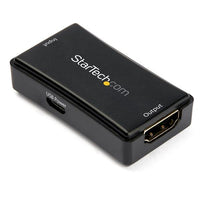 StarTech.com Repetidor Extensor Amplificador HDMI con 14m de Alcance - 4K de 60Hz Audio/vídeo extendedores Repetidor de