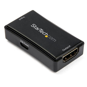 StarTech.com Repetidor Extensor Amplificador HDMI con 14m de Alcance - 4K de 60Hz Audio/vídeo extendedores Repetidor de 