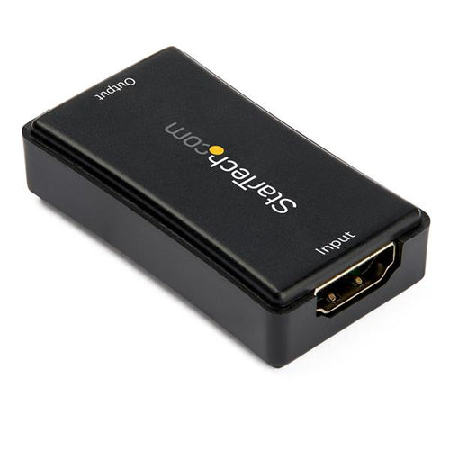 StarTech.com Repetidor Extensor Amplificador HDMI con 14m de Alcance - 4K de 60Hz Audio/vídeo extendedores Repetidor de 