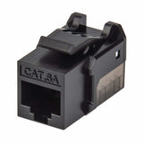 Intellinet Jack Keystone Cat6a FastPunch módulos de conectores de red Plano Negro IDC RJ-45