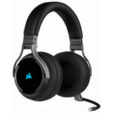 Corsair Virtuoso RGB Wireless Auriculares Inalámbrico y alámbrico Diadema Juego MicroUSB Carbono