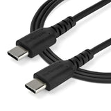 StarTech.com Cable de 1m de Carga USB C - de Carga Rápida y Sincronización USB 2.0 Tipo C a USB C para Portátiles - Reve