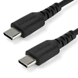 StarTech.com Cable de 1m de Carga USB C - de Carga Rápida y Sincronización USB 2.0 Tipo C a USB C para Portátiles - Reve