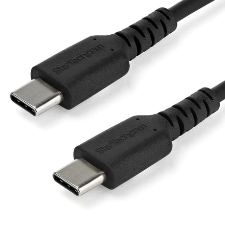 StarTech.com Cable de 1m de Carga USB C - de Carga Rápida y Sincronización USB 2.0 Tipo C a USB C para Portátiles - Reve