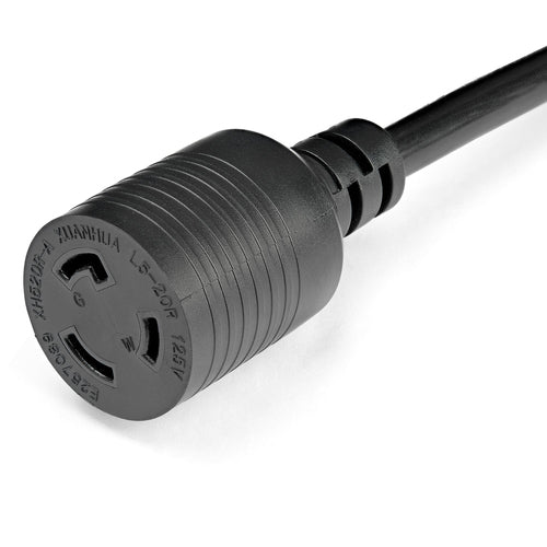StarTech.com PAC520PLR3 Cables de transmisión Negro Macho 125 V