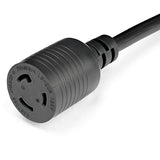 StarTech.com PAC520PLR3 Cables de transmisión Negro Macho 125 V