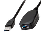 Cable USB 3.0 Manhattan Extensor Activo Macho a Hembra 5.0m 150712