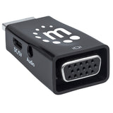 Convertidor Manhattan HDMI a SVGA con Audio y Micro, Resolución 1080p, 3.5mm, 15cm