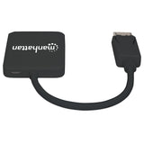 Splitter de Video Manhattan DisplayPort 1 DP In 2 HDMI Out USB MST 152716, 4K, 60Hz, HDCP 2.2