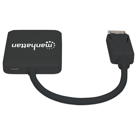 Splitter de Video Manhattan DisplayPort 1 DP In 2 HDMI Out USB MST 152716, 4K, 60Hz, HDCP 2.2