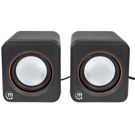 Bocinas Manhattan Serie 2600 USB 2.0 2 Altavoces Cubo Plug 3.5mm 161435