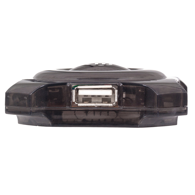 Concentrador USB Manhattan Mini Hub 4 Puertos Negro, Velocidad 480Mbps, Compacto