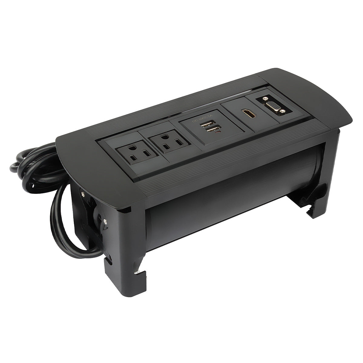Caja de Mesa Manhattan AC2 con Conexiones USB2, HDMI1, VGA1, 164832