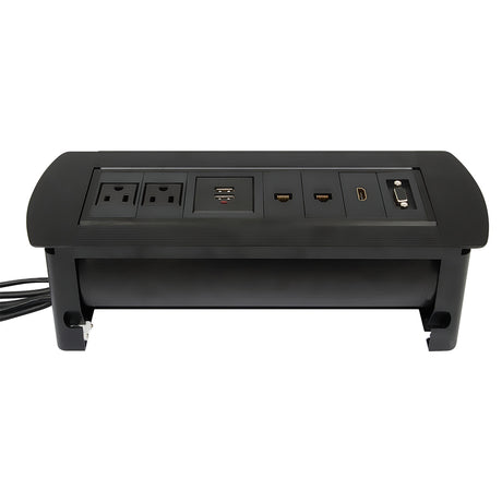 Caja Manhattan para Mesa, AC2, USB2, RED2, HDMI1, VGA1, 164856, 10x5x3"