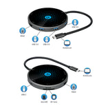 Base Docking Manhattan USB C PD a HDMI 3xUSB-A Tarj Wi Qi 166560