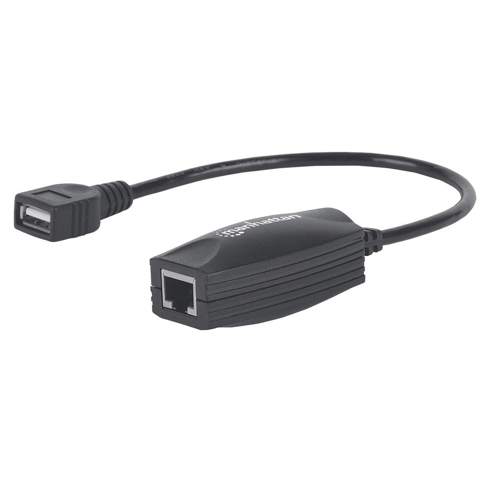 CABLE USB MANHATTAN EXTENSION ACTIVA 60M RJ45 179300, 480Mbps, Blindaje, Plug and Play