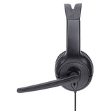 AURICULAR MANHATTAN USB MONOAURAL CON CONTROL DE VOLUMEN Y MICROFONO 179874