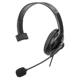 Auriculares con Micrófono USB, Diadema Ajustable, Cable 1.8m, Manos Libres
