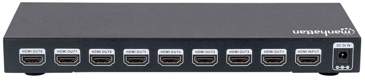 Splitter de Video Manhattan HDMI UHDTV 4K 30Hz 1 Entrada 8 Salidas AC-207560