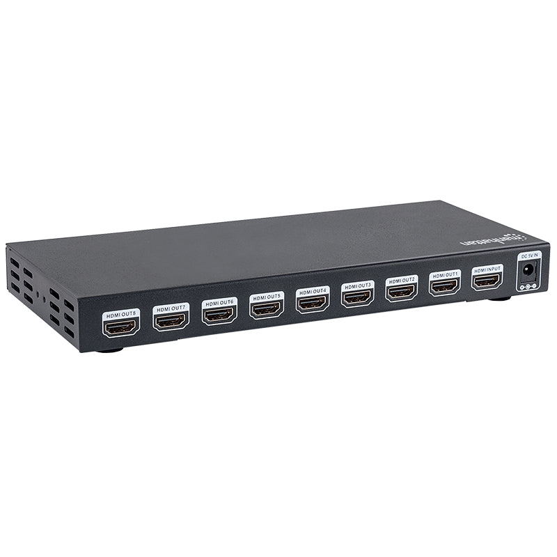 Splitter de Video Manhattan HDMI UHDTV 4K 30Hz 1 Entrada 8 Salidas AC-207560
