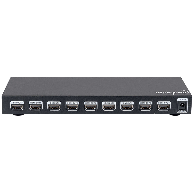 Splitter de Video Manhattan HDMI UHDTV 4K 30Hz 1 Entrada 8 Salidas AC-207560