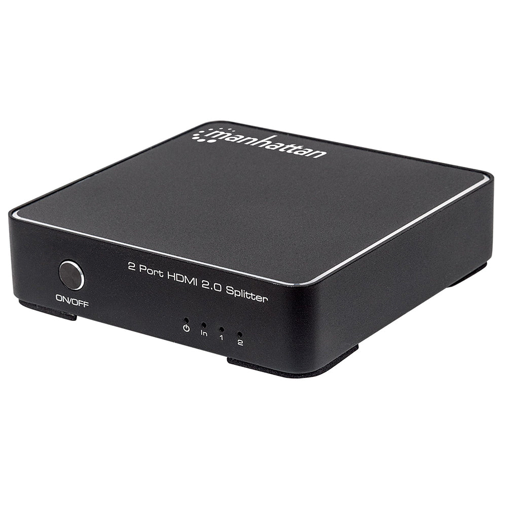 Splitter HDMI Manhattan UHDTV 4K 60Hz 1 Entrada 2 Salidas AC-207591 con Control Auto