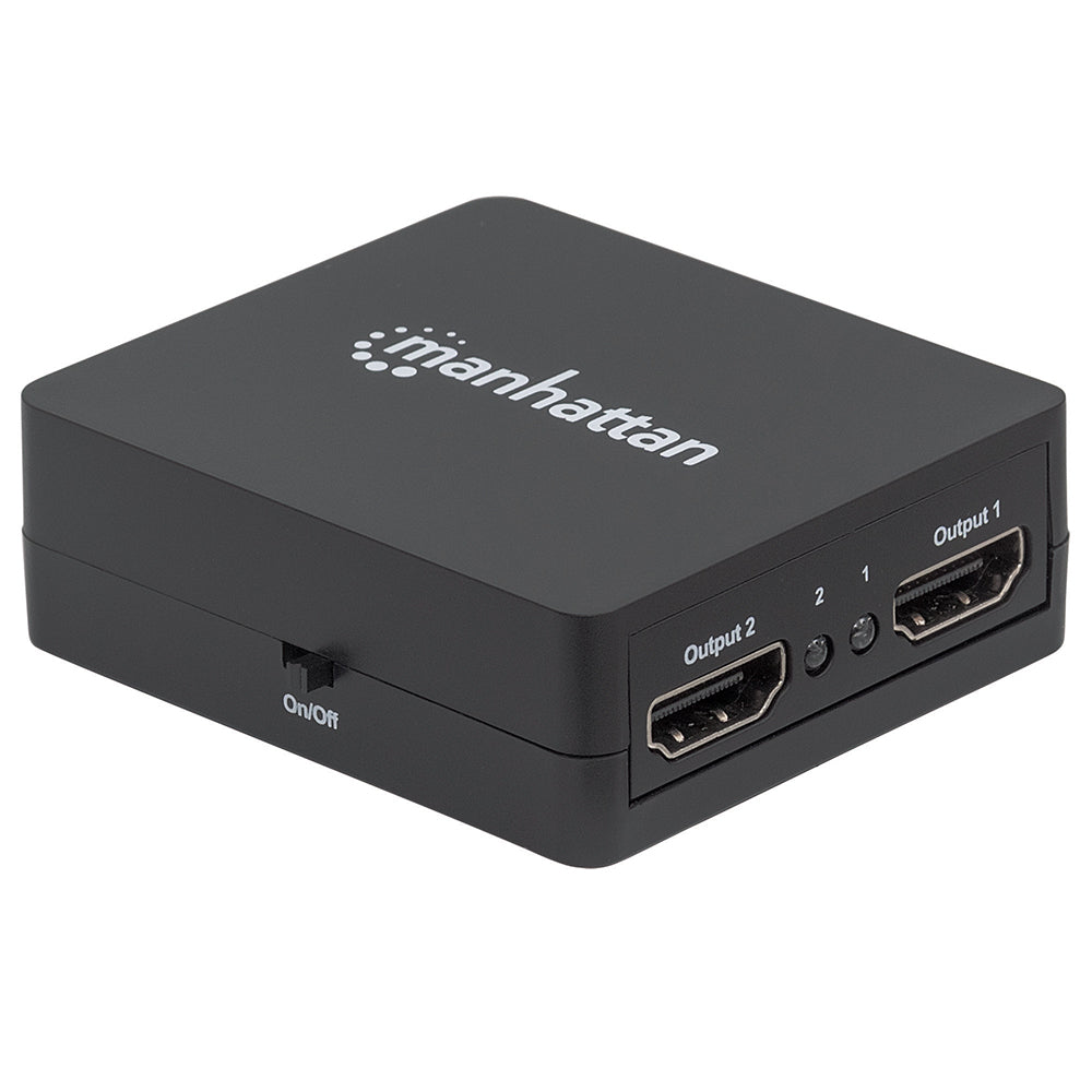 Splitter HDMI Manhattan 1080p, 1 Entrada : 2 Salidas USB 207652, 3D Ready