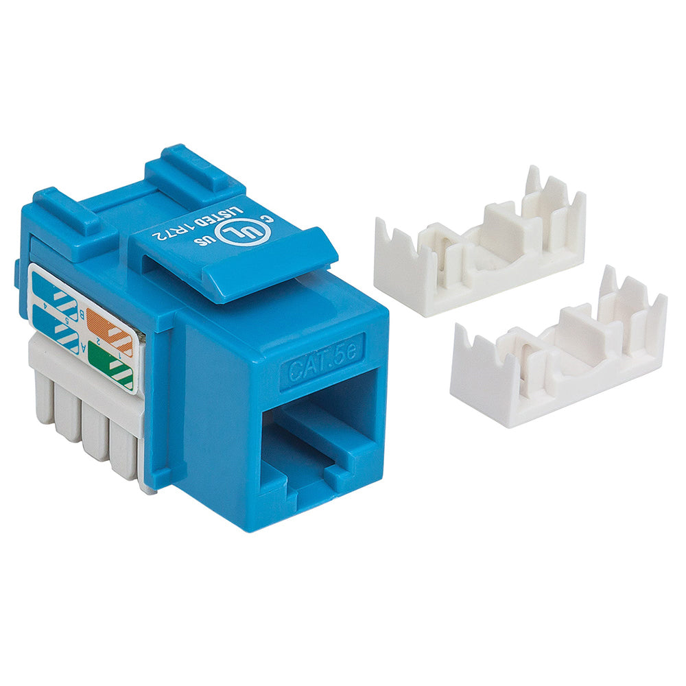 JACK DE IMPACTO UTP CAT5E CALIBRE 22 AL 26AWG AZUL 210546, 110 TERMINACIONES
