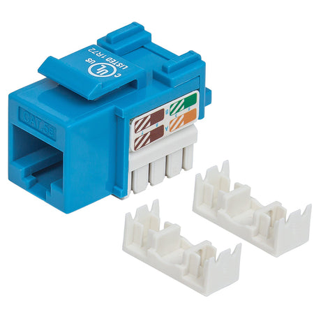 JACK DE IMPACTO UTP CAT5E CALIBRE 22 AL 26AWG AZUL 210546, 110 TERMINACIONES