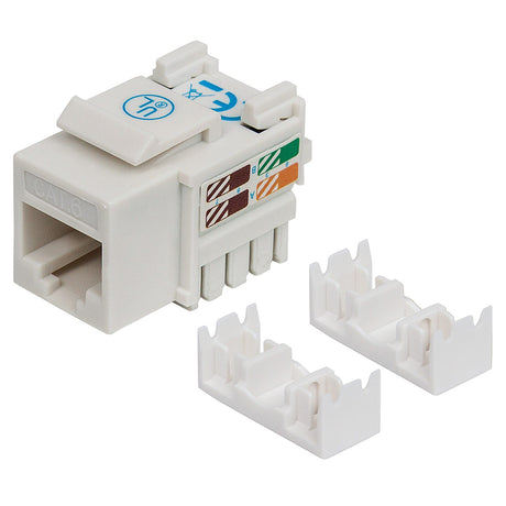 JACK DE IMPACTO UTP CAT6 CALIBE 22-26AWG, BLANCO 210591, ALTA CAPACIDAD de Conexión