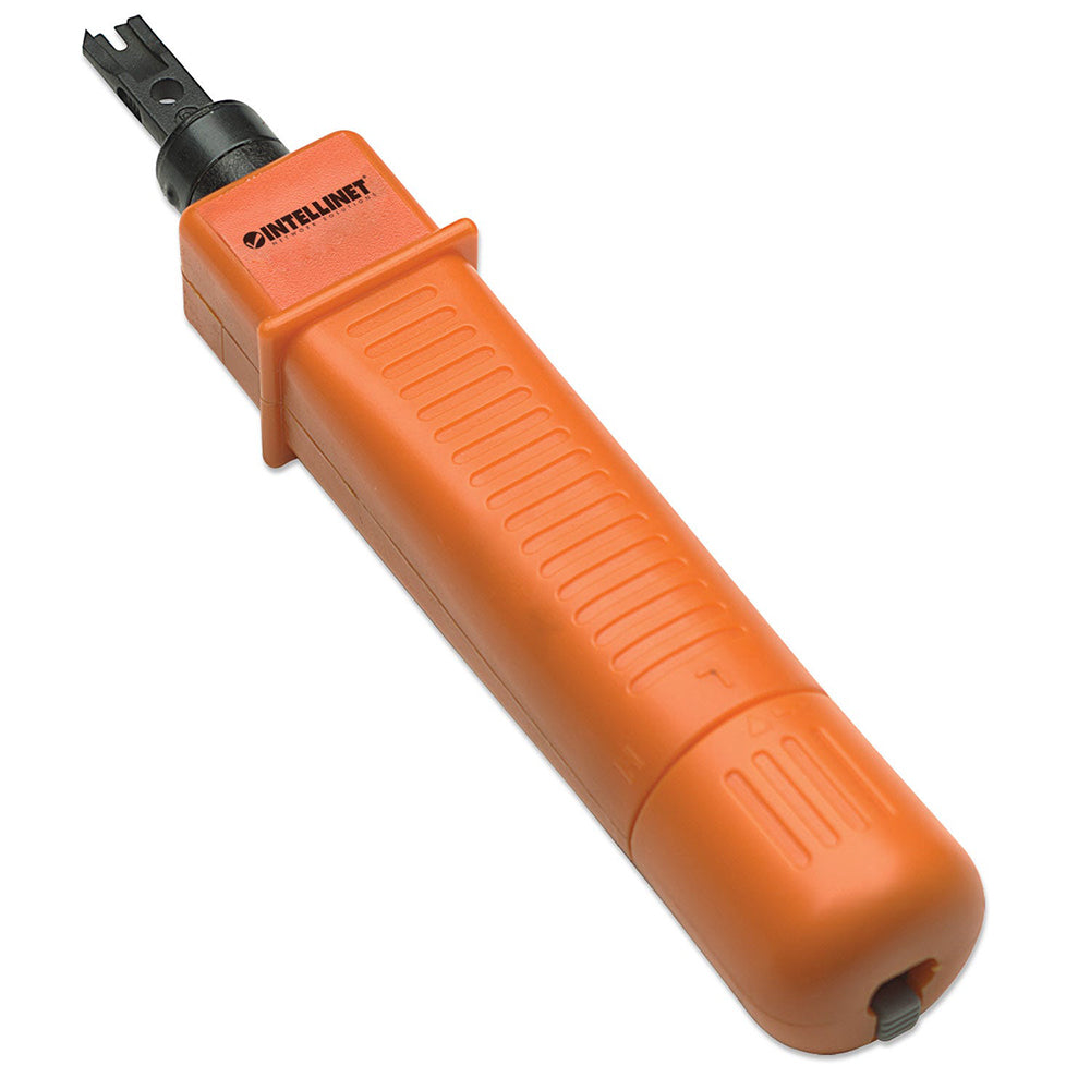 Ponchadora de Impacto Intellinet 211055 para Paneles de Parcheo Jacky, RJ45, 110 IDC
