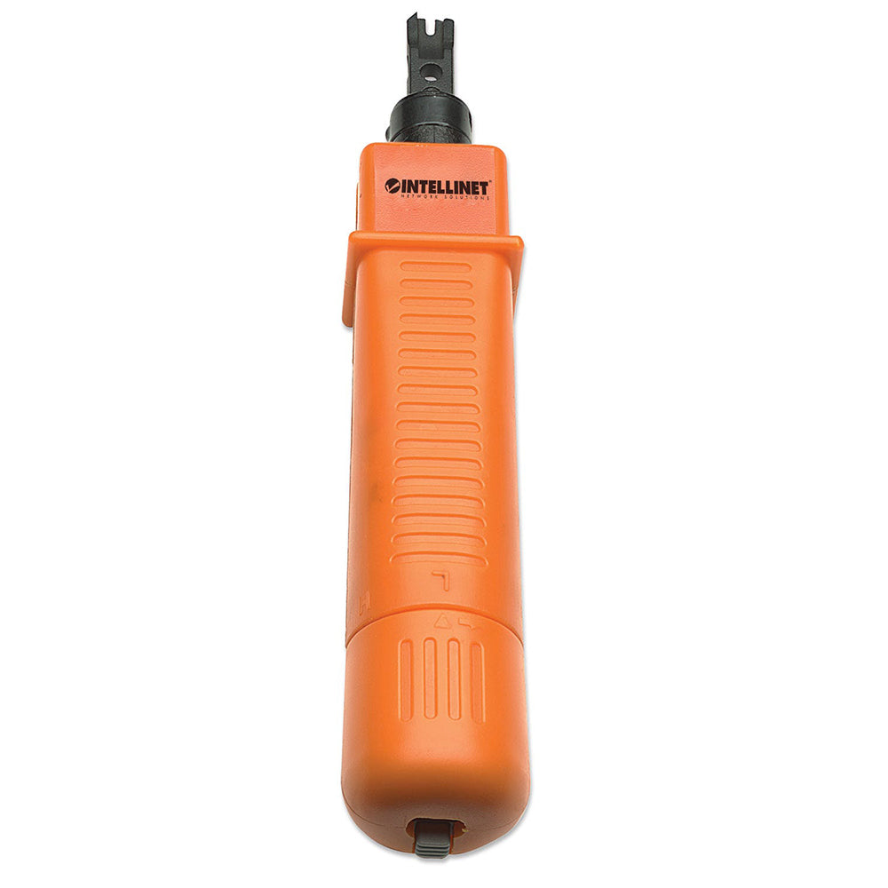 Ponchadora de Impacto Intellinet 211055 para Paneles de Parcheo Jacky, RJ45, 110 IDC